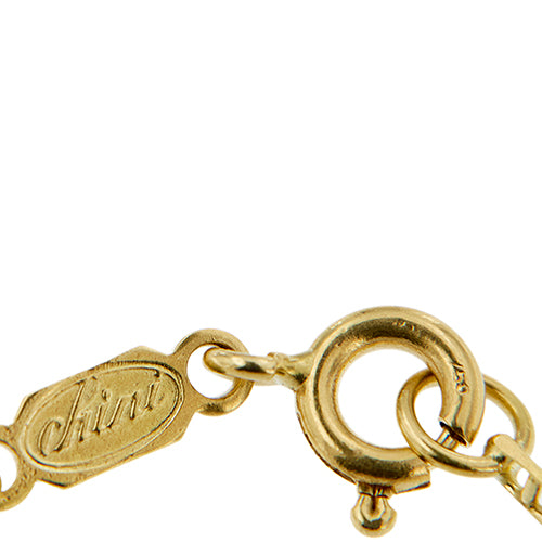 Collier Chini - Collier maille forçat à traversins en or jaune 18 ct 58 Facettes 40238