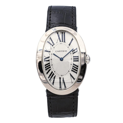 Montre Cartier Baignoire XL - Montre en or blanc 18 carats, verre saphir 58 Facettes 4031097RV