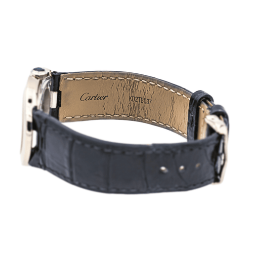 Montre Cartier Baignoire XL - Montre en or blanc 18 carats, verre saphir 58 Facettes 4031097RV