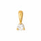 Pendentif Pendentif en or jaune 18 carats avec diamant taille brillant 58 Facettes 4033213CN