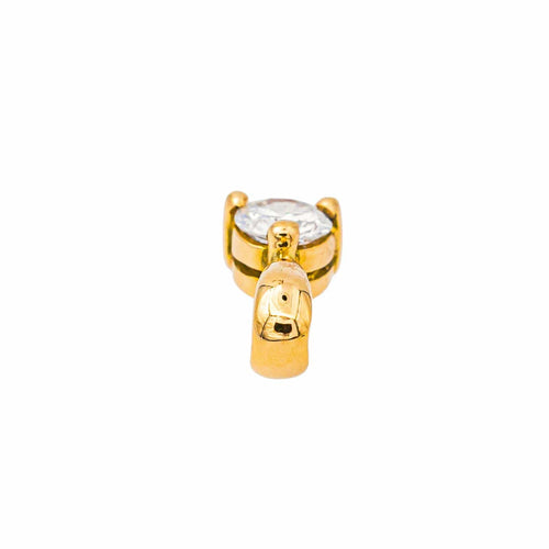 Pendentif Pendentif en or jaune 18 carats avec diamant taille brillant 58 Facettes 4033213CN