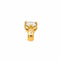 Pendentif Pendentif en or jaune 18 carats avec diamant taille brillant 58 Facettes 4033213CN