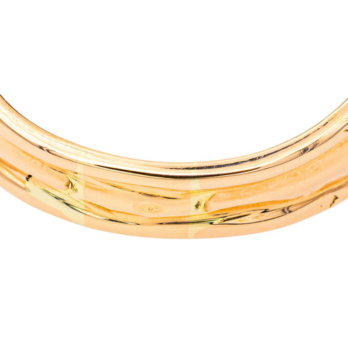 Bague 59 Bague Tank en or rose et or blanc avec diamants 58 Facettes 4033238CN