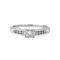 Bague 49 Bague en or blanc 18 carats pavée de diamants 58 Facettes 4033243CN