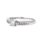 Bague 49 Bague en or blanc 18 carats pavée de diamants 58 Facettes 4033243CN