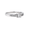 Bague 49 Bague en or blanc 18 carats pavée de diamants 58 Facettes 4033243CN