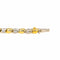 Bracelet Bracelet en or jaune et or blanc 18 carats serti de diamants 58 Facettes 4061202CN