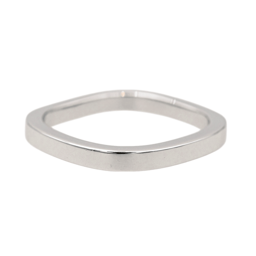 Bague 48 Dinh Van - Bague alliance Carré en or blanc 18 carats 58 Facettes 4061231CN