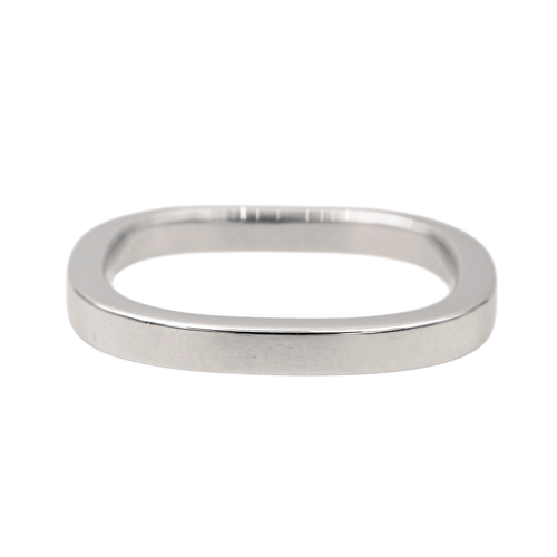 Bague 48 Dinh Van - Bague alliance Carré en or blanc 18 carats 58 Facettes 4061231CN