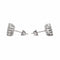 Boucles d'oreilles Boucles d’oreilles puces en or blanc 18 carats et diamants 58 Facettes 4061321CN
