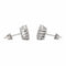 Boucles d'oreilles Boucles d’oreilles puces en or blanc 18 carats et diamants 58 Facettes 4061321CN