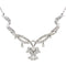Collier Collier - Motifs géométriques en or blanc et diamants 58 Facettes 4061325CN