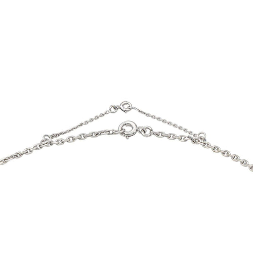 Collier Collier - Motifs géométriques en or blanc et diamants 58 Facettes 4061325CN