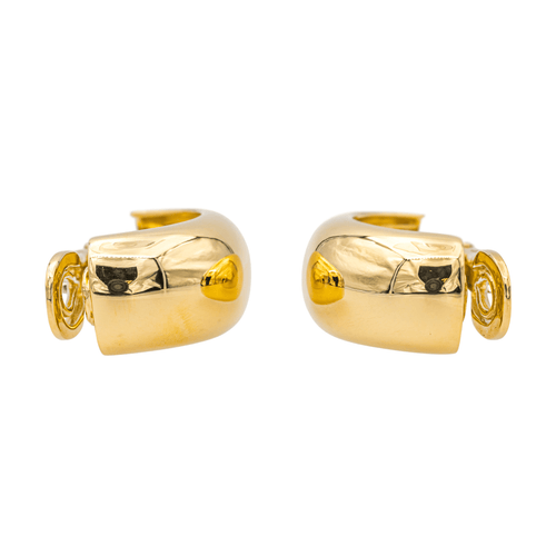 Boucles d'oreilles Mauboussin - Boucles d’oreilles demi-créoles clip en or jaune 18 carats 58 Facettes 4061785CN