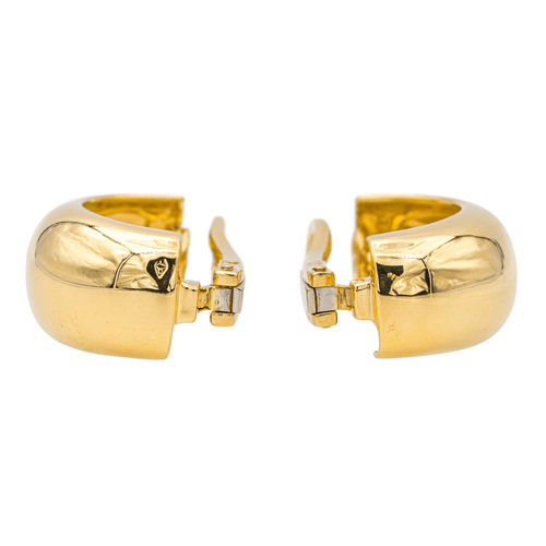 Boucles d'oreilles Mauboussin - Boucles d’oreilles demi-créoles clip en or jaune 18 carats 58 Facettes 4061785CN