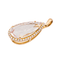 Pendentif Pendentif poire en or rose 18 carats morganite et diamants 58 Facettes 4063808RV