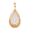Pendentif Pendentif poire en or rose 18 carats morganite et diamants 58 Facettes 4063808RV