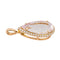 Pendentif Pendentif poire en or rose 18 carats morganite et diamants 58 Facettes 4063808RV