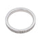Bague 52 Alliance américaine - Bague en or blanc 18 carats et diamants 58 Facettes 4084161CN