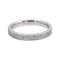 Bague 52 Alliance américaine - Bague en or blanc 18 carats et diamants 58 Facettes 4084161CN