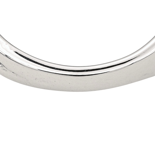 Bague 55 Bague pavée en or blanc 18 carats et diamants 58 Facettes 4086039CN