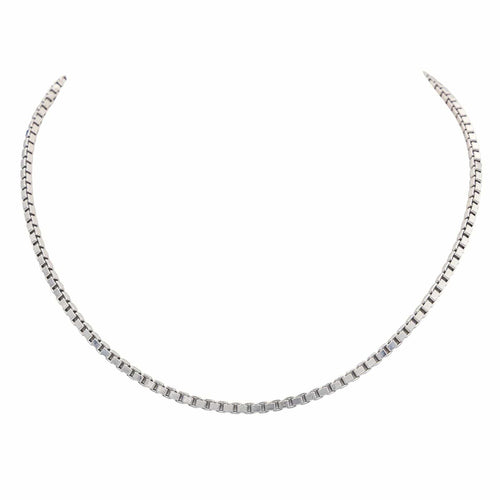 Collier Chopard - Collier chaîne en or blanc 18 carats 58 Facettes 4087241CN