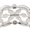 Bague 54 Mauboussin - Bague bandeau à motif floral en or blanc 58 Facettes 4098642RV