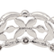 Bague 54 Mauboussin - Bague bandeau à motif floral en or blanc 58 Facettes 4098642RV