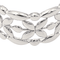 Bague 54 Mauboussin - Bague bandeau à motif floral en or blanc 58 Facettes 4098642RV