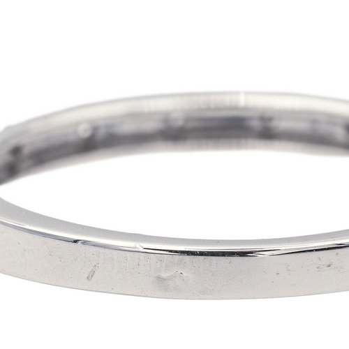 Bague 54 Alliance - Bague en or blanc 18 carats et diamants 58 Facettes 4098646RV