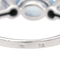 Bague 56 Bague en or blanc 18 carats avec topaze bleue 58 Facettes 4098650RV