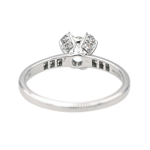 Bague 54 Mauboussin Sacré Désir - Bague solitaire en or blanc et diamants 58 Facettes 4098667RV