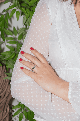 Bague 54 Dinh Van Pulse - Bague en or blanc avec diamants 58 Facettes 4098671RV