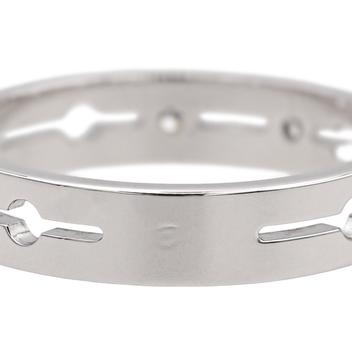 Bague 54 Dinh Van Pulse - Bague en or blanc avec diamants 58 Facettes 4098671RV