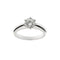 Bague 54 Bague solitaire diamant 0,90 ct en or blanc 18 kt 58 Facettes 4114