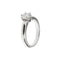 Bague 54 Bague solitaire diamant 0,90 ct en or blanc 18 kt 58 Facettes 4114