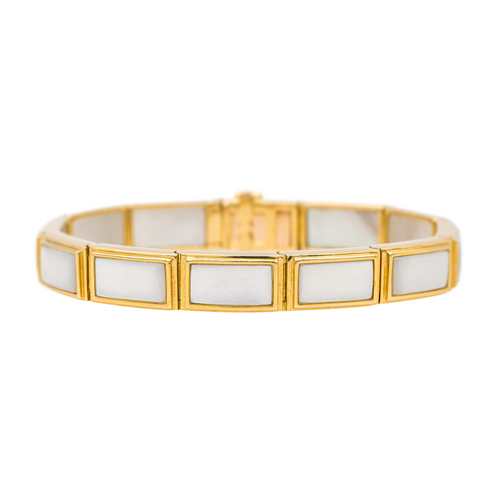 Bracelet Mauboussin Palmier - Bracelet en or jaune 18 carats et nacre 58 Facettes 4120103RV