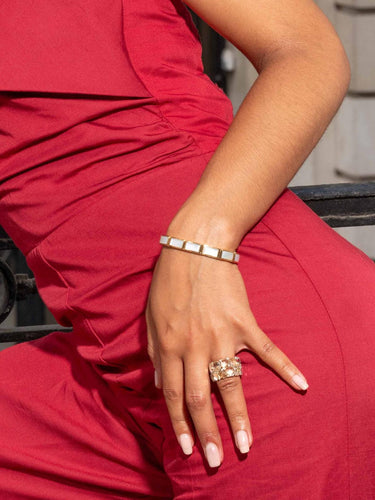 Bracelet Mauboussin Palmier - Bracelet en or jaune 18 carats et nacre 58 Facettes 4120103RV