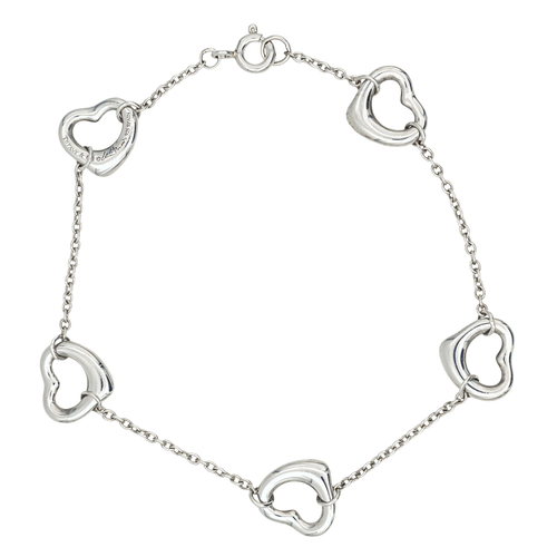 Bracelet Tiffany & Co - Bracelet Open Heart en argent 925 58 Facettes 4120632RV