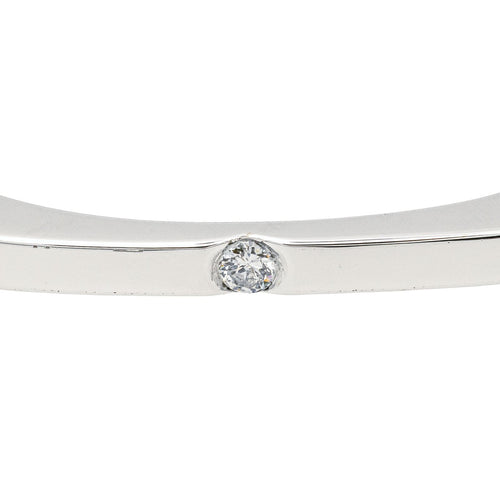 Bracelet Bracelet jonc en or blanc 18 carats avec diamant taille brillant 58 Facettes 4125740RV