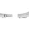 Bracelet Bracelet jonc en or blanc 18 carats avec diamant taille brillant 58 Facettes 4125740RV