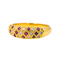Bague 54 Bague jonc en or jaune 18 carats, rubis et diamants 58 Facettes 4137830CN