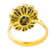 Bague 53 Bague Pompadour en or jaune avec saphir ovale et diamants 58 Facettes 4145049CN