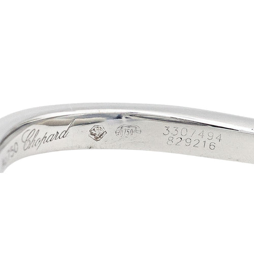 Bague 55 Chopard Happy Emotion - Bague en or blanc avec diamants 58 Facettes 4152529RV