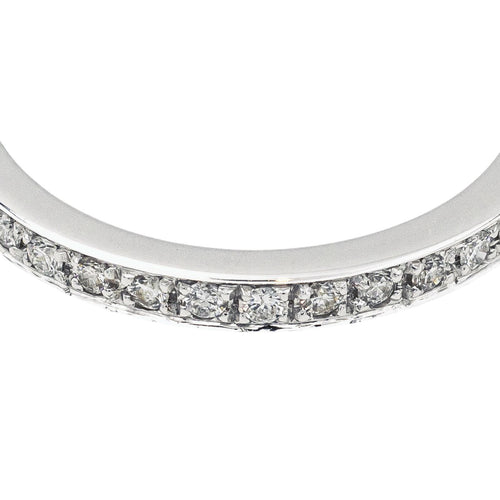 Bague 52 Alliance - Bague en or blanc 18 carats et diamants 58 Facettes 4152532RV