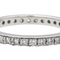 Bague 52 Alliance - Bague en or blanc 18 carats et diamants 58 Facettes 4152532RV