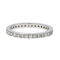 Bague 52 Alliance - Bague en or blanc 18 carats et diamants 58 Facettes 4152532RV