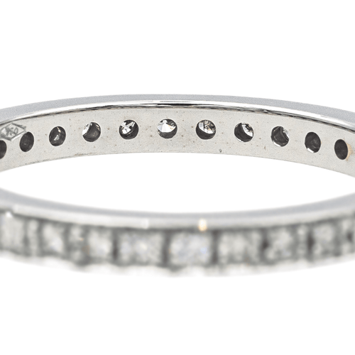 Bague 52 Alliance - Bague en or blanc 18 carats et diamants 58 Facettes 4152532RV