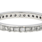 Bague 52 Alliance - Bague en or blanc 18 carats et diamants 58 Facettes 4152532RV