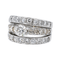 Bague 52 Bague en or blanc 18 carats et diamants 58 Facettes 4152873CN